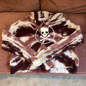 SoulCycle Cropped Tie Dye Hoodie - Size M